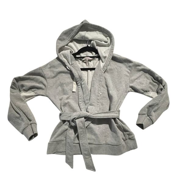 BCBGeneration Women's M- Wrap Front Coatigan Jacket French Terry Knit Cozy-EUC - Picture 5 of 10